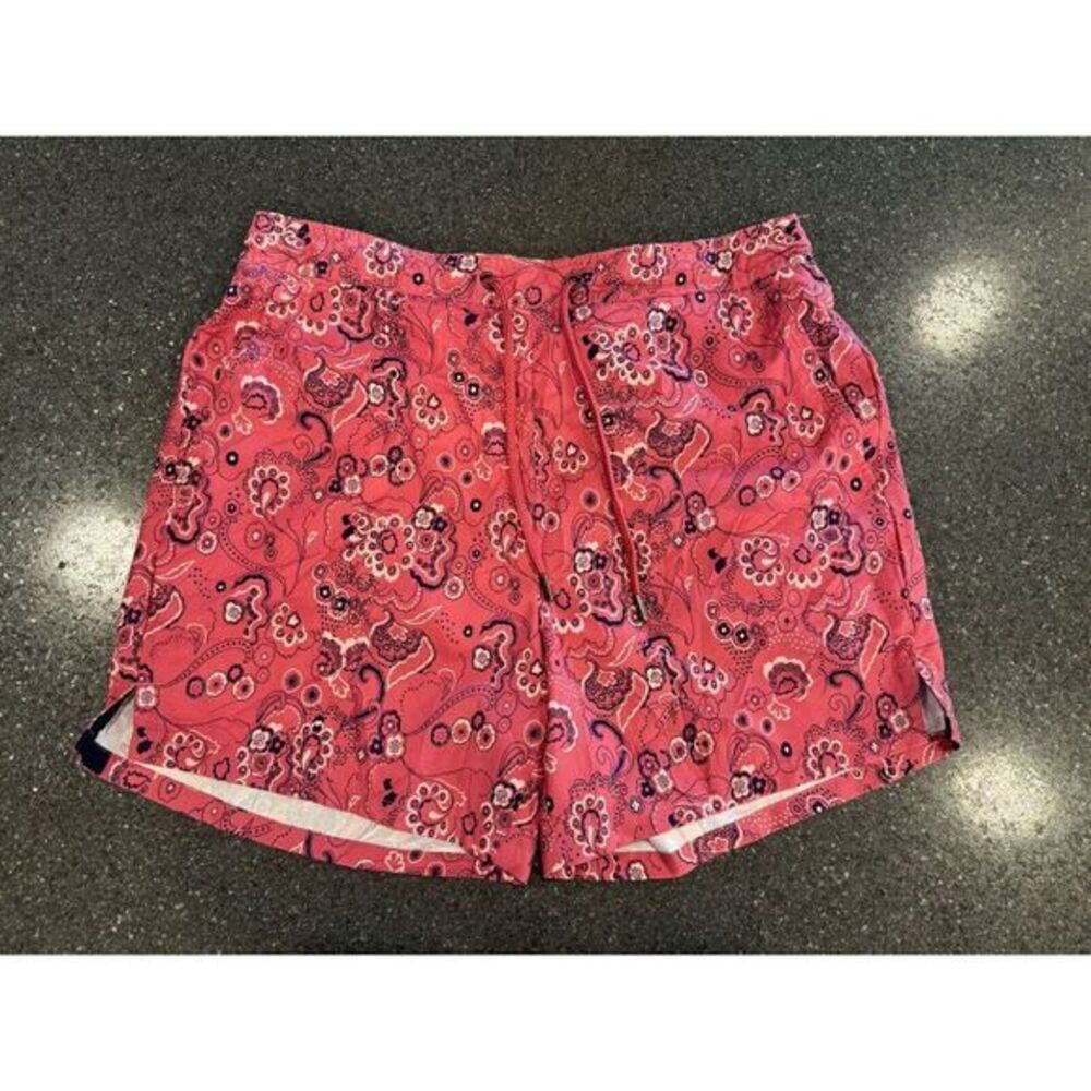 Ted Baker Mens Pink Paisley‎ Swim Trunks Luxury Size 3